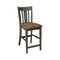 International Concepts Round 42 in W, 42 in L, 36.3 in H, Wood, Hickory/Washed Coal K45-42DPT-27B-S102-4 - alternate 9